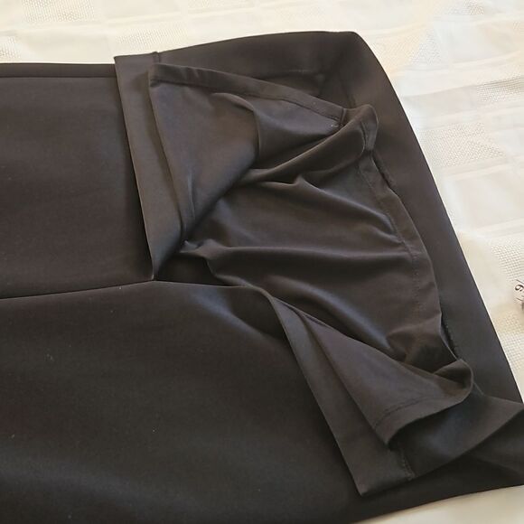 HP Marciano Cocktail Bodycon Midi Dress With Sheer Back Small Black - Picture 11 of 16